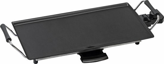 Bestron Backplatte – ABP602 – 2000 W – Gourmet, Grillplatte M 47 x 26 cm – 4–6 Personen – Schwarz – 5 Jahre Garantie