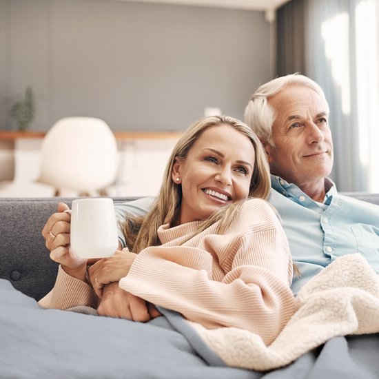 Auronic Electric Blanket - Wärmedecke - Sherpa Fleece - 9 Wärme- und Timer-Einstellungen - Decke - 200x180 - 2 Personen - Grau