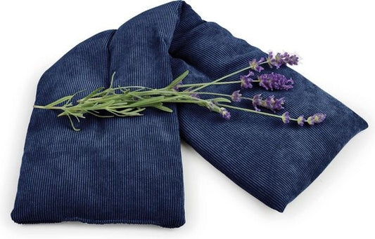 O'DADDYÂ¬Ã† Pitsack microwave - Pitsack - Kirschkernkissen - mit Lavendelduft - für Rücken und Nacken - Heizkissen XXL - 14 x 68 cm - Wärmekissen blau