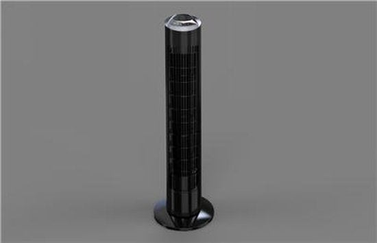Turmventilator – 3 Geschwindigkeitsstufen – Schwenkbar – Timer-Funktion – Elegant & kompakt – Tristar VE-5865 – Schwarz