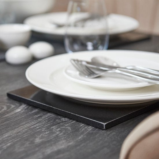 Creative Tops Platzdeckenset 29,5 X 21 cm Granit Schwarz 2 Stück