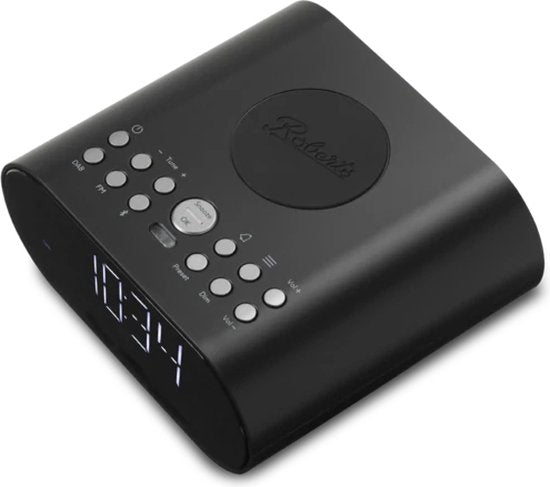 Roberts Radio Ortus DAB Charge Uhr Analog & digital Schwarz