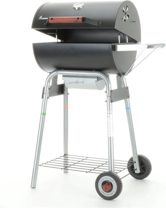 Landmann Black Taurus 440 Holzkohlegrill – Robustes Design – Große Grillfläche