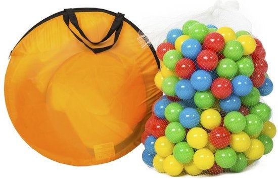 tectake - Home Kinderzelt - Spielhaus - Spielzelt - Ballspielplatz 200 Bälle
