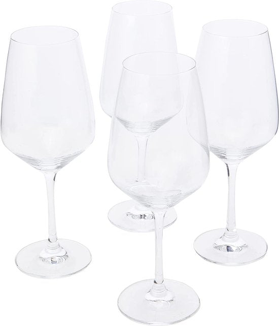 vivo by Villeroy & Boch Group - Voice Basic, Rotweinglas-Set, 4-teilig, 497 ml, Kristallglas