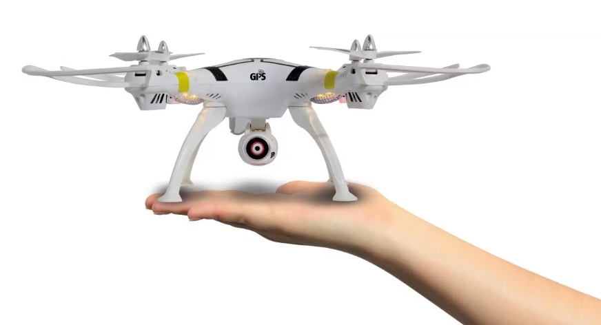 Jamara Payload GPS VR Drohne - 720p HD Kamera - 62x62x18,8 cm - Weiß