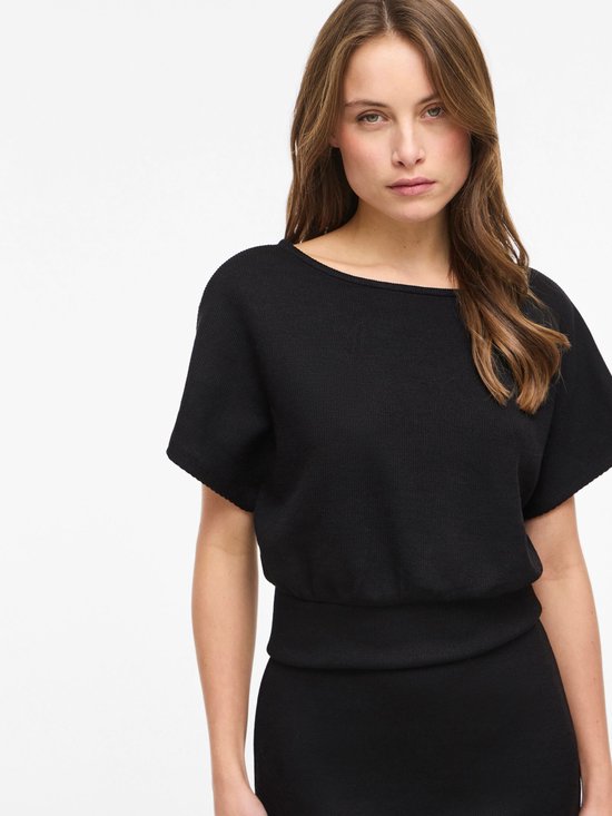 VILA Maxikleid VIRAFFI mit kurzen Ärmeln