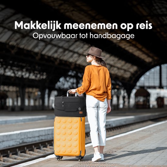 LifeGoods Wagon - faltbar - Kindertransport - mit Dach - 80KG Tragfähigkeit - Strandwagen - schwenkbare Räder - Anthrazit