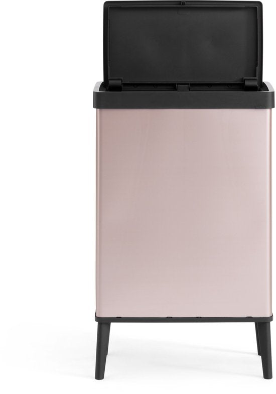 Curver Verto High – Mülleimer 54 l – Rosé – 44 x 27 x 69 cm