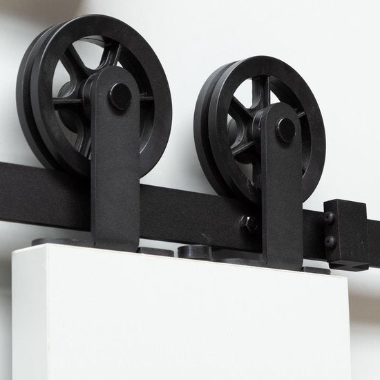 Intersteel Schiebetürsystem Wheel Top, mattschwarz