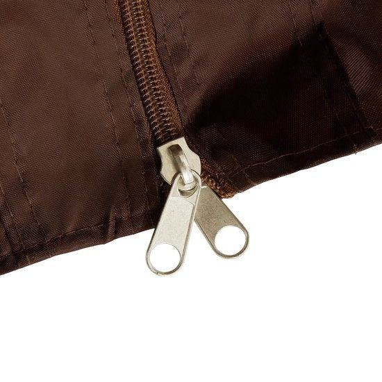 tectake - Faltbarer Pavillon Carabobo 364x364x294cm - braun - Gartenpavillon - Pavillonzelt - Pavillonzelt - Terrassenpavillon