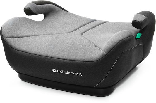 Kinderkraft I-BOOST 2 i-Size – Sitzerhöhung – Autokindersitz – 125–150 cm, 22–36 kg – 6–12 Jahre – R129-zertifiziert – Grau