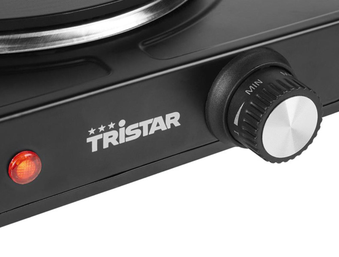 Tristar KP-6151KL Kochplatte 1500 W – Ø 18,5 cm – Schwarz