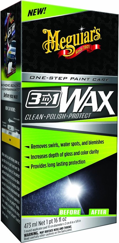 Meguiar's 3-in-1-Wachs – Autowachs – 473 ml