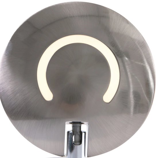 Steinhauer Zenith LED - Wandleuchte Modern - Stahl - H:12cm - Ø:12cm - Universal - Für Innen - Metall - Wandleuchten - Schlafzimmer - Wohnzimmer