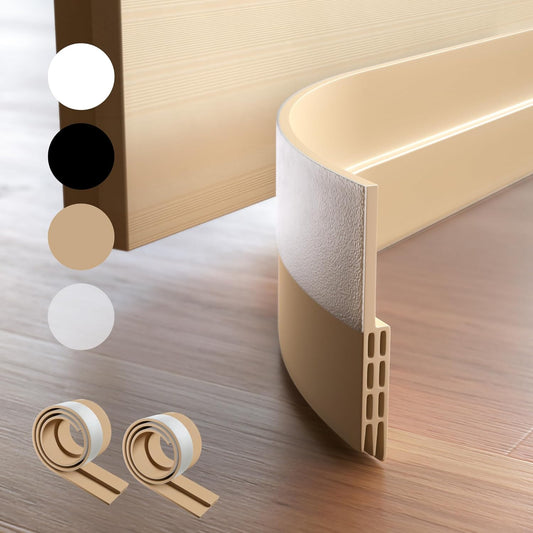 Five Dots Silikontürdichtung - 2 Stück - Kieferholz braun