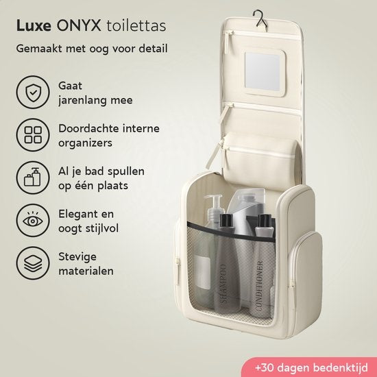ONYXÂ¬Ã† Kulturtasche Sand L