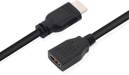 GarpexÂ® HDMI-Verlängerungskabel - HDMI-Stecker auf HDMI-Buchse Adapter - 4K 30Hz Ultra HD - 30cm