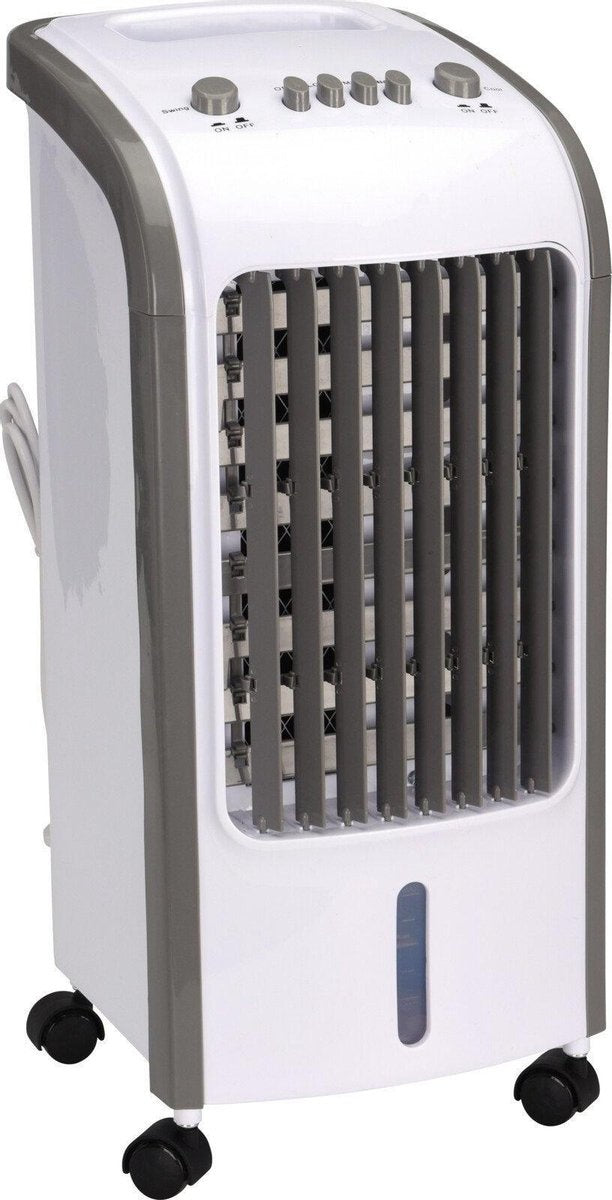 Excellent Electrics Aircooler - Luftkühler - 3.5L- 80 Watt - Pfeifender leiser Ton - 3 Einstellungen - Mit Kühlelementen