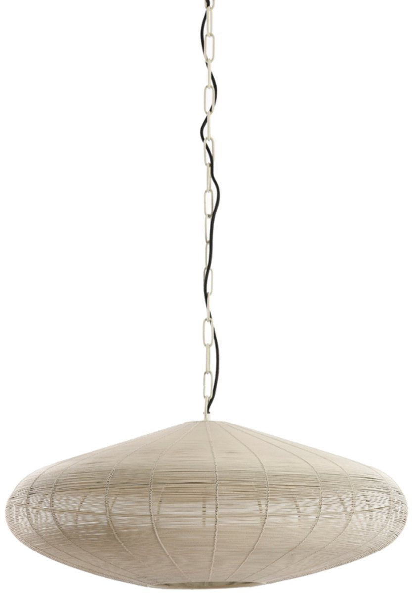 Light & Living Hängeleuchte Bahoto 60cm - Matt Creme - Ø60 x H23 cm