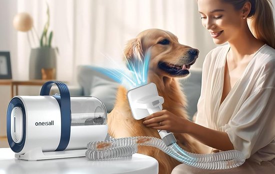 Oneisall Staubsauger für Tierhaare – Pflegeset für Katzen und Hunde