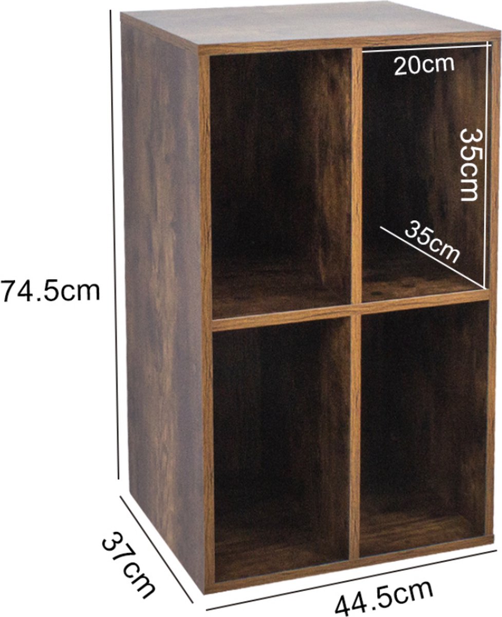 VDD Vinyl Wish - Plattenkoffer - Braun - 74.5x37x44.5