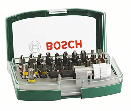 Bosch Schrauberbits-Set mit Farbcodierung – 32-teilig