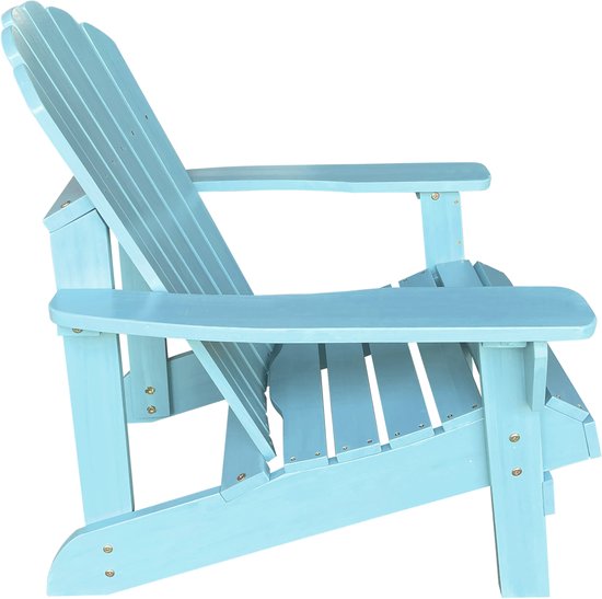 AXI Carmen Adirondack-Stuhl – Loungesessel aus Holz mit Armlehnen – Hohe Rückenlehne – 90,5 x 78,4 x 93 cm