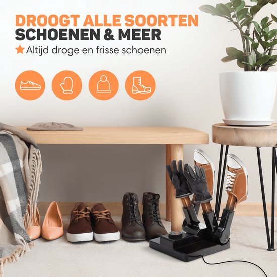 Vulpes Goods® Tech Schuhtrockner & Schuherfrischer - Mit Ozon - Inkl. 10 Schuherfrischer - PRO V2 Version