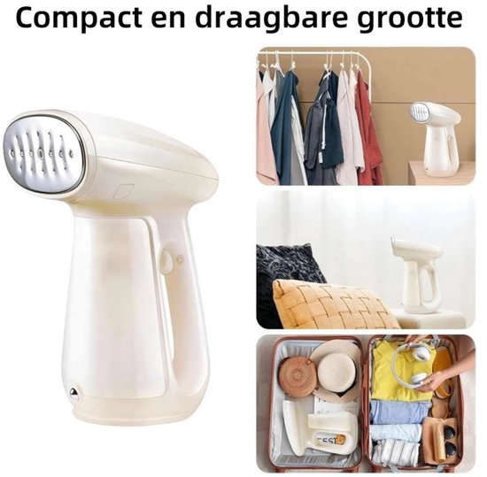 Bear Kleiderdampfer 1300 W – Tragbarer Handdampfer mit Aroma-Option – 230 ml Tank – Schnelle Aufheizung & kräftiger Dampf – Für alle Stoffe