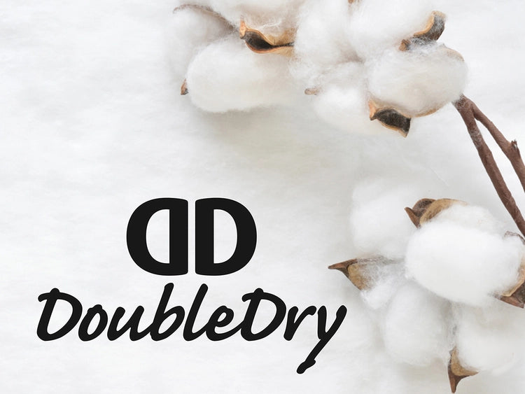 DoubleDry Spannbetttuch - Flanell - 90 x 200 cm - Weiß