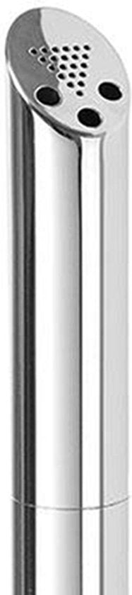BRASQ Edelstahl Aschenbecher Upright mit 2 Liter Fassungsvermögen Raucherstange Rauchsäule - 21x21x92 cm - Upright Aschenbecher für den Innen- und Außenbereich