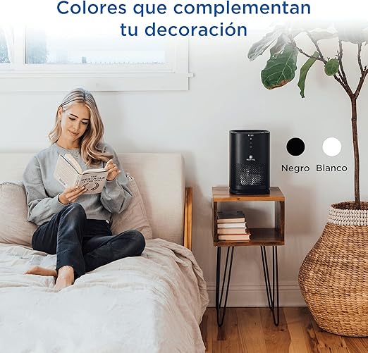 Medify MA-14 Luftreiniger (Schwarz) - Mit HEPA-Filter für 18m²
