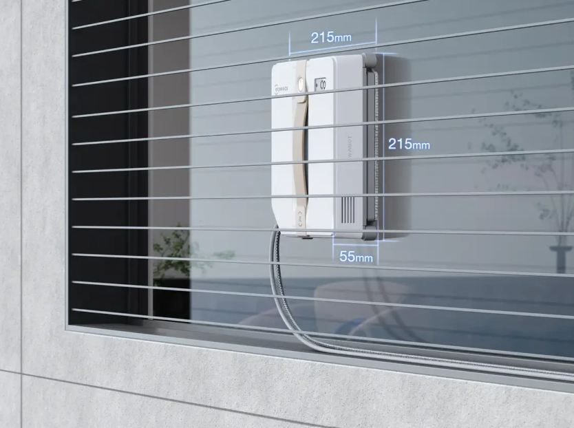Ecovacs – Winbot Mini Fensterreinigungsroboter – Weiß – 21,5 x 21,5 x 5,5 cm