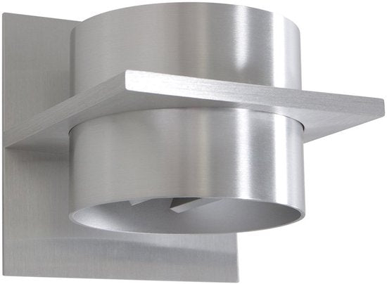 Wandleuchte Muro 3366ST aus Stahl, G9, verstellbare Lamellen, Kunststoff und Metall, modernes Design, 12 × 12 × 14 cm, Steinhauer