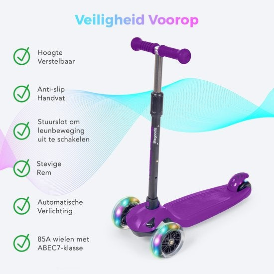 LifeGoods Kinder-Roller 5-8 - Lila