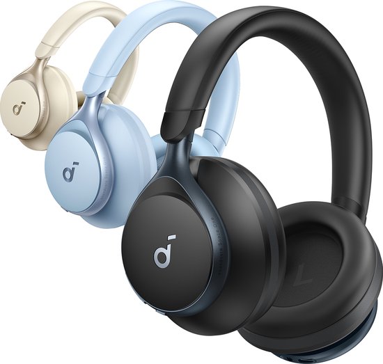 Anker Soundcore Space One kabelloses Headset – Geräuschunterdrückung – Schwarz