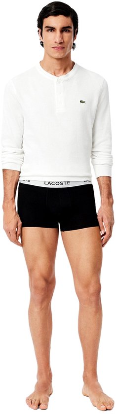 Lacoste Herren 3P-Boxershorts, schwarz - Größe M