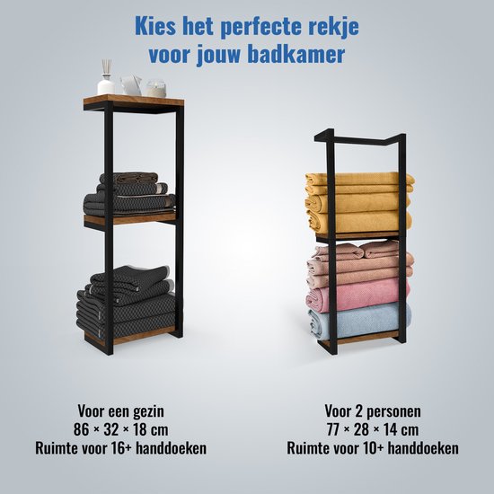 Handtuchhalter - Handtuchhalter - Für Bad und Küche - 86*32*18cm - Größe L