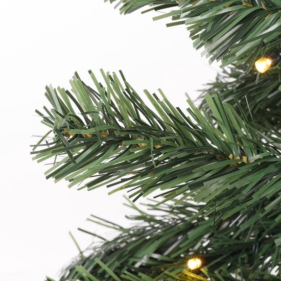 Black Box Trees Norton Weihnachtsbaum- und Weihnachtskranz-Set – 2 künstliche Weihnachtsbäume und 1 Kranz mit LED-Beleuchtung – Grün