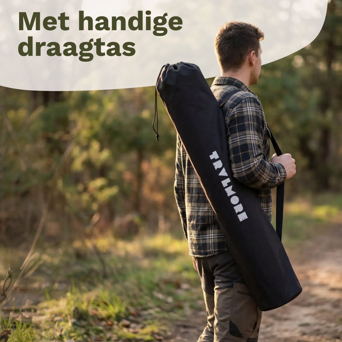 TRVLMORE Luxus Campingstühle 2er Set - faltbar - 150KG Tragkraft - verstellbare Rückenlehne - inklusive Tragetasche - Schwarz