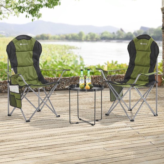 Campingstuhl / Klappstuhl Lido - Grün - Inkl. Aufbewahrungstasche