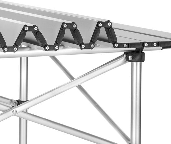 tectake - Campingtisch - Klappbar - Inkl. Tragetasche - 70 x 70 cm - Grau