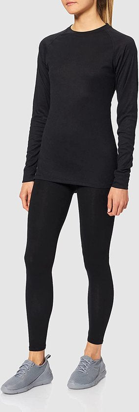 Thermo-Unterwäsche Damen - Thermo-Leggings Damen - Schwarz - S - Thermo-Bekleidung Damen - Thermo-Hose Damen - Thermo-Leggings - Thermo-Hose Damen