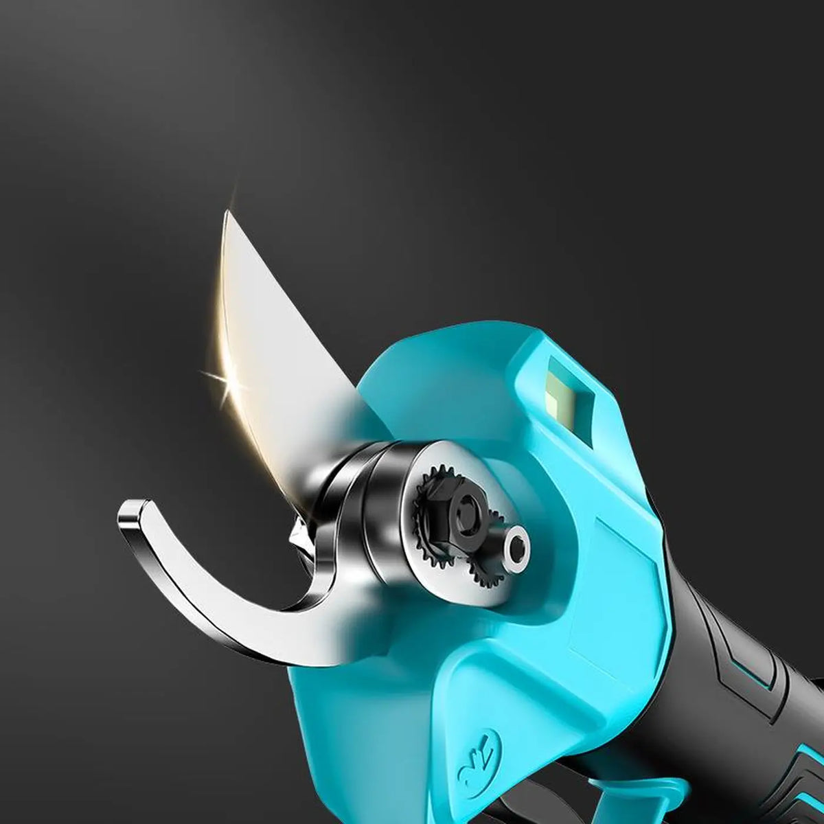 Flora Guard Kabellose elektrische Astschere 35 mm – 2 × 3000-mAh-Akkus – Leistungsstarke Gartenschere für dicke Äste und Bäume