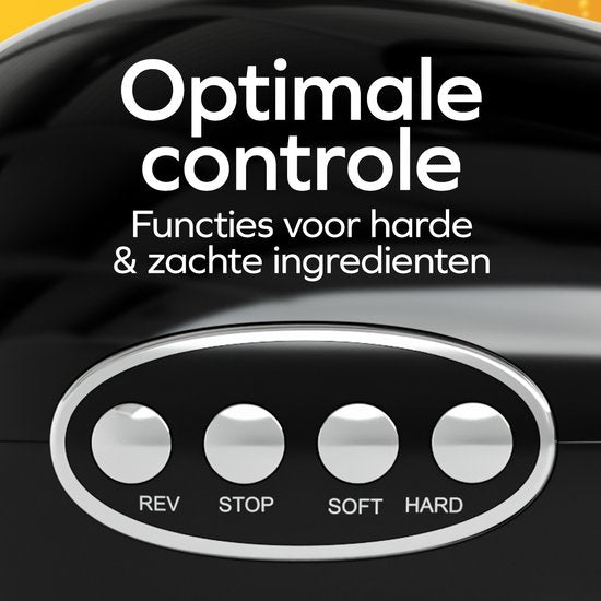 KitchenBrothers Slowjuicer XL - Entsafter - Gemüse- und Obstpresse - 43 mm und 70 mm Einfüllöffnung - 500 ml - Schwarz