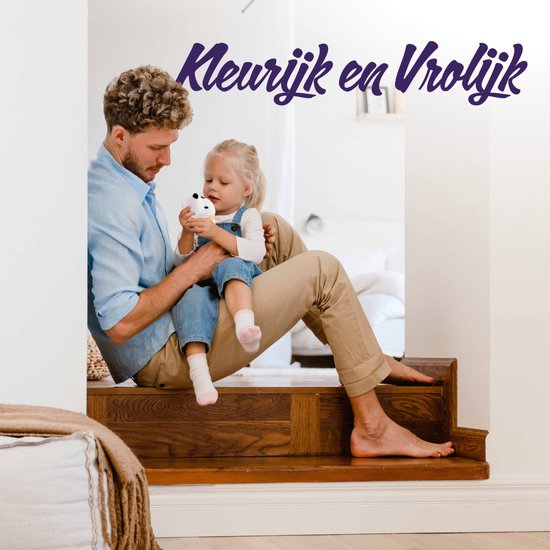 Vulpes Goods® Kinder-Nachtlicht - LED-Licht & 8 Farben - Babyzimmer-Nachtlicht - Welpe - USB wiederaufladbar - Dimmer - Timer - Kabellos - Kinderfreundlich