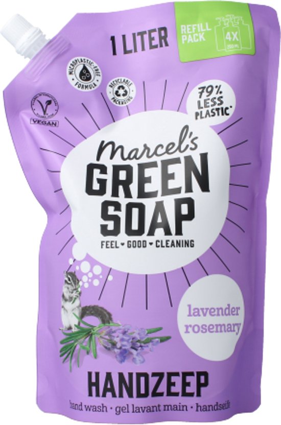 Handseife-Nachfüllpackung Lavendel & Rosmarin 1 l