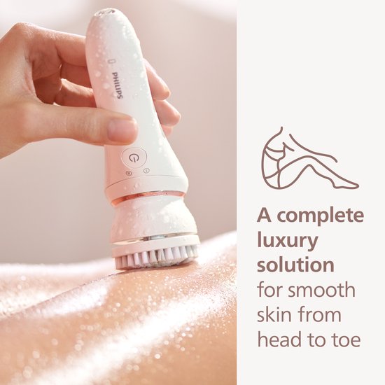 Philips Beautyset 9000 – Komplettes Set aus Epilierer, Gesichtsenthaarungsgerät und Pediküregerät für glatte Haut – BRE770/92