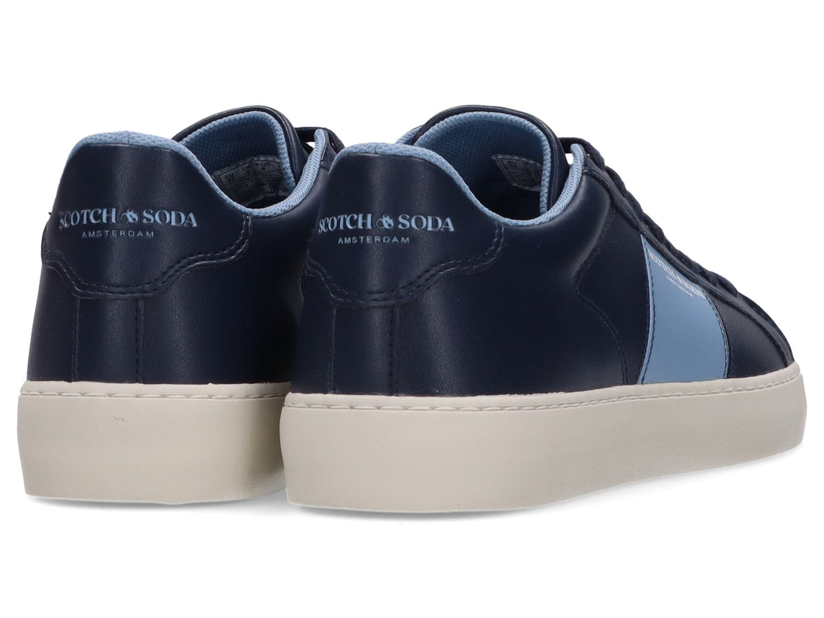 Scotch & Soda Ton Stripe Sneakers – Marineblau – Herren – Größe 44